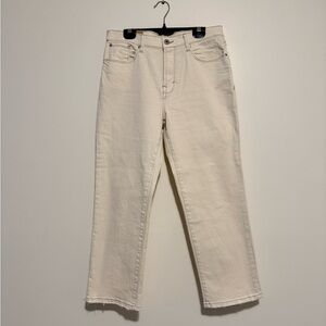 Kensie Vintage Luxe The Ella High-Rise Straight Beige Jeans SZ.8